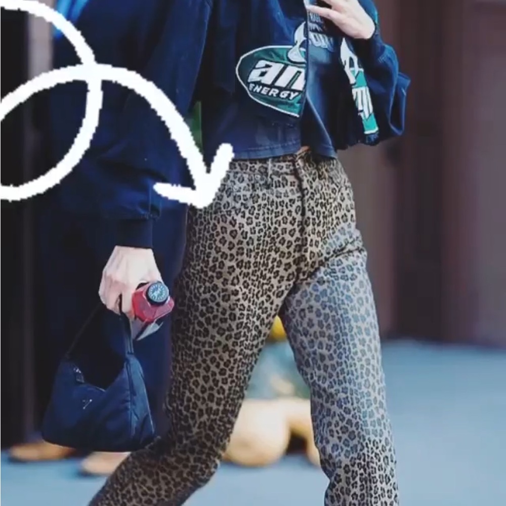 FENDI CHEETAH JEANS